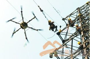 銅陵市首次使用旋翼機(jī)輔助電力施工 高空作業(yè)的智能升級